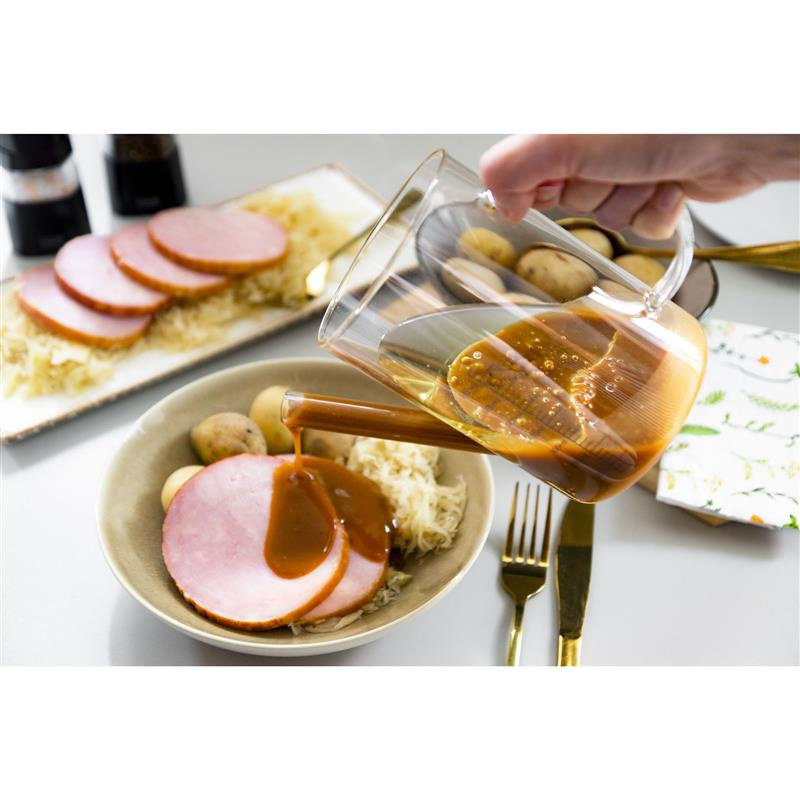 Lurch - oddzielacz do tłuszczu, szkło borokrzemowe, 0,75 l, śred. 11 x 15,5 cm