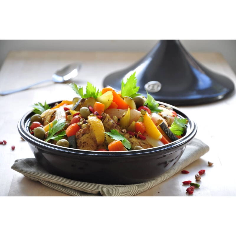 Emile Henry - Tagine 1,8l - czarny