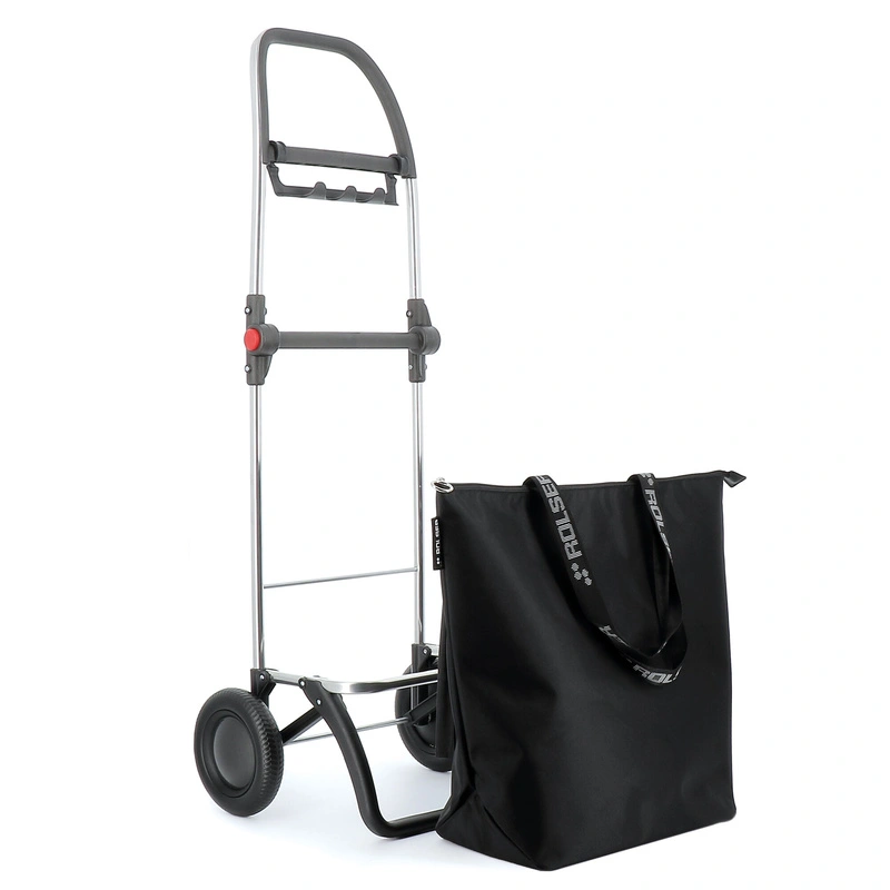 Rolser - Wózek na zakupy Mini Bag Plus MF 2L czarny