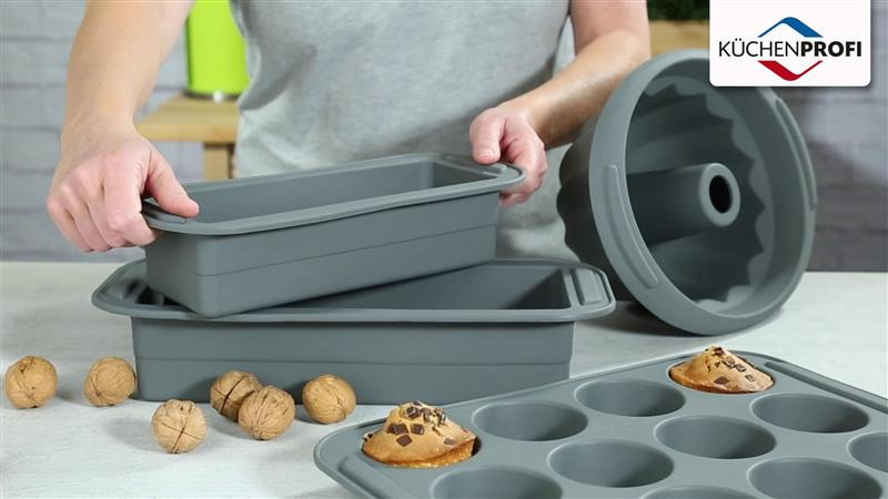 Kuchenprofi - forma do pieczenia, silikon, 2,5 l, 30 x 11,5 x 6,5 cm Bake Vario