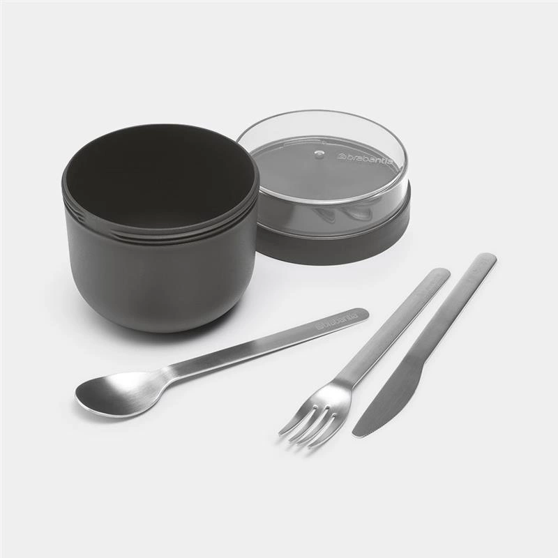Brabantia - Pojemnik śniadaniowy Make&Take Dark Grey
