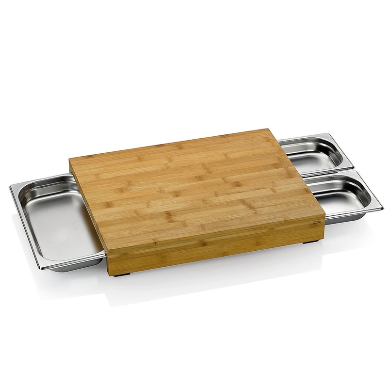 Kela - Deska z 3 wysuw.tackami 46x36cm bambus Kenina