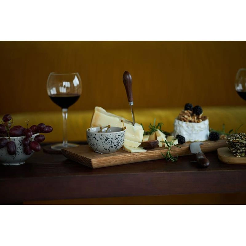 Sagaform - miseczki na przekąski, 2 szt., kamionka, śred. 9 x 5 cm, szare Ditte