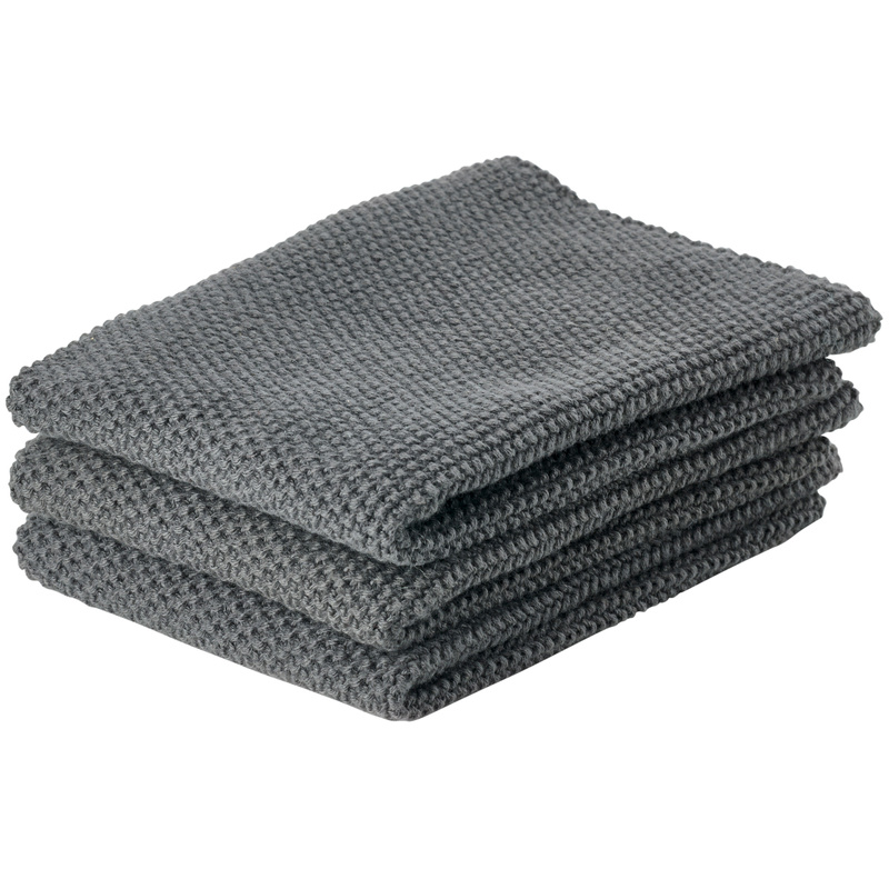 Zone Denmark - Ściereczki kuchenne 3szt. Anthracite