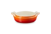 Le Creuset - Kamionkowy zestaw 2 okrągłych form do pieczenia Heritage 20cm/24cm Płomienny