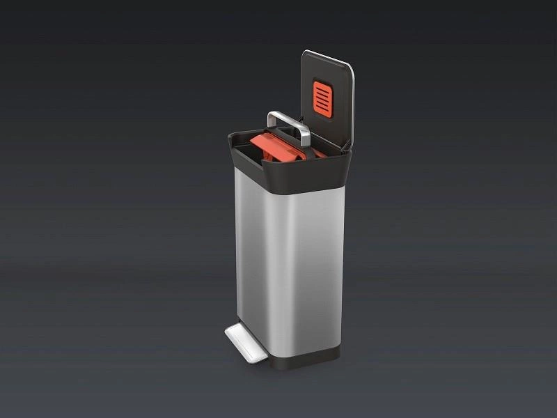 Joseph Joseph - Kosz na śmieci 30 l, stalowy, TITAN