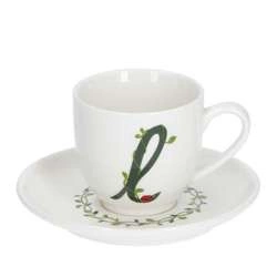 La Porcellana Bianca - filiżanka ze spodkiem 90 ml, Wzór L Solotua