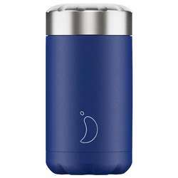 Chilly's Bottles - Termos obiadowy Chilly's 500ml Blue Matte