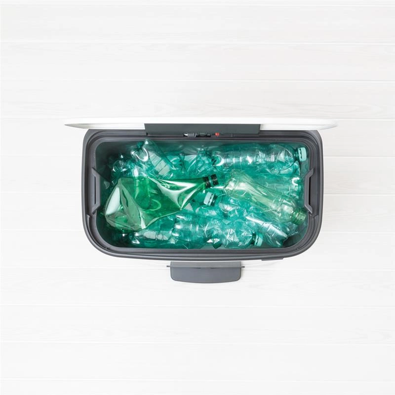 Brabantia - Kosz na śmieci pedałowy BO 60L biały