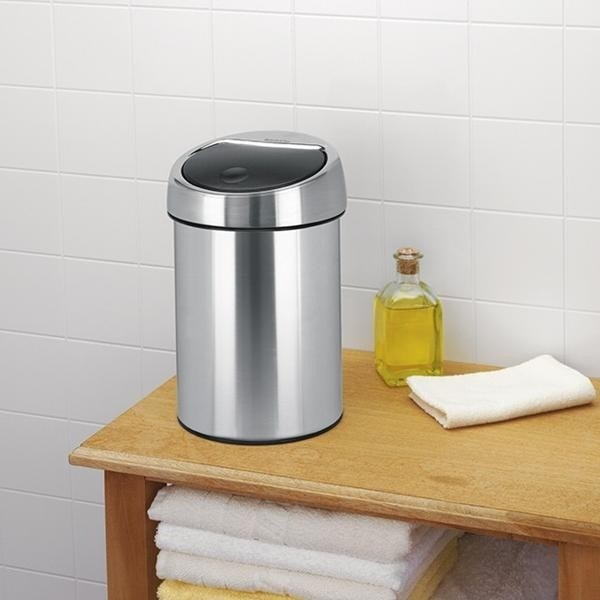 Brabantia - kosz na śmieci Touch Bin - 3 L, stal matowa FPP