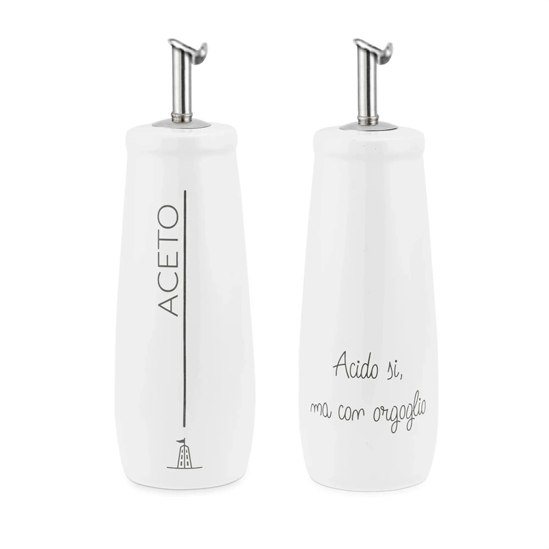 La Porcellana Bianca - GLI ONESTI Butelka na ocet 250 ml