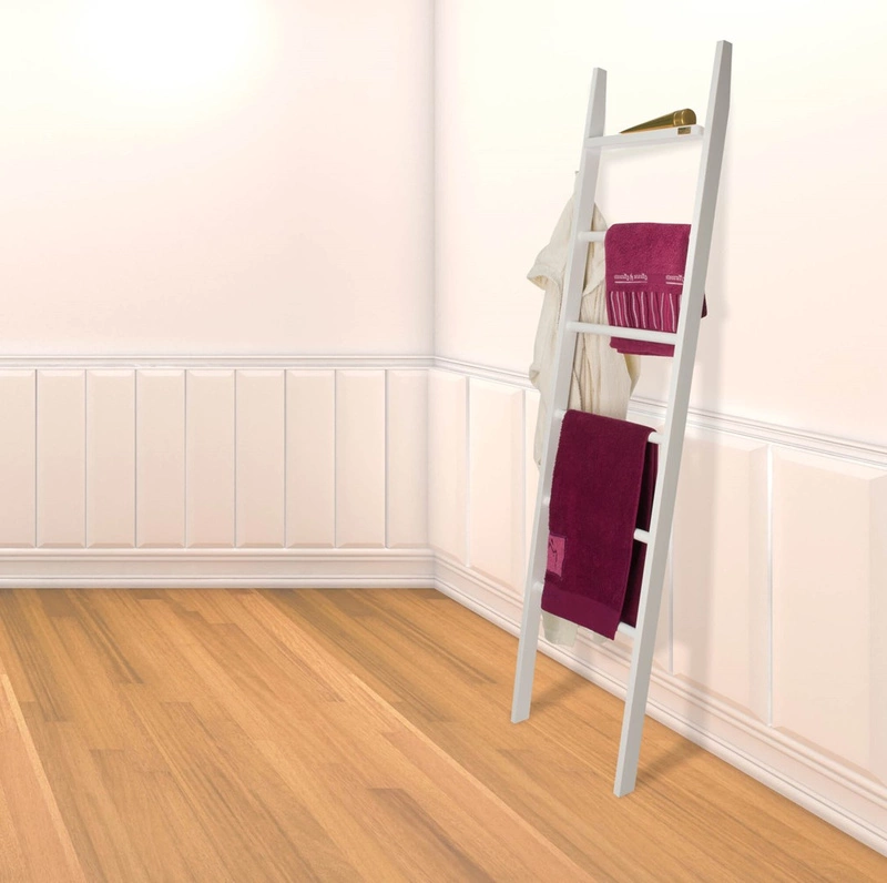 Arredamenti - AXEL Wieszak - 167 x 44.5 cm, biały