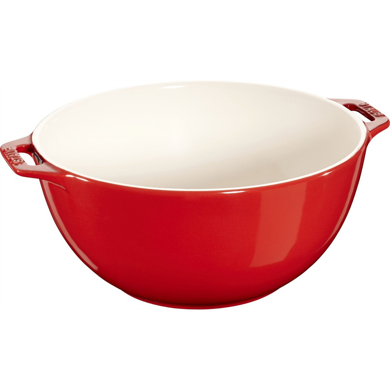 Staub - miska z dwoma uchwytami 25 cm, czerwony