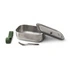 Black + Blum-Lunch box stalowy S, oliwkowy