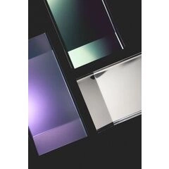 Alessi - taca stalowa, zielono-fioletowa