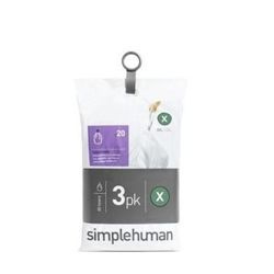 Simple Human - worki na śmieci 60 szt. rozmiar X 80 l