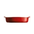 Emile Henry - Owalne naczynie do zapiekania - 35x22,5 - czerwony