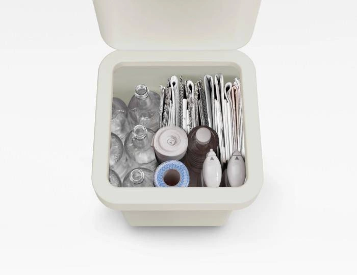 Joseph Joseph - Kosz do segregacji 40l stone, Totem Pop