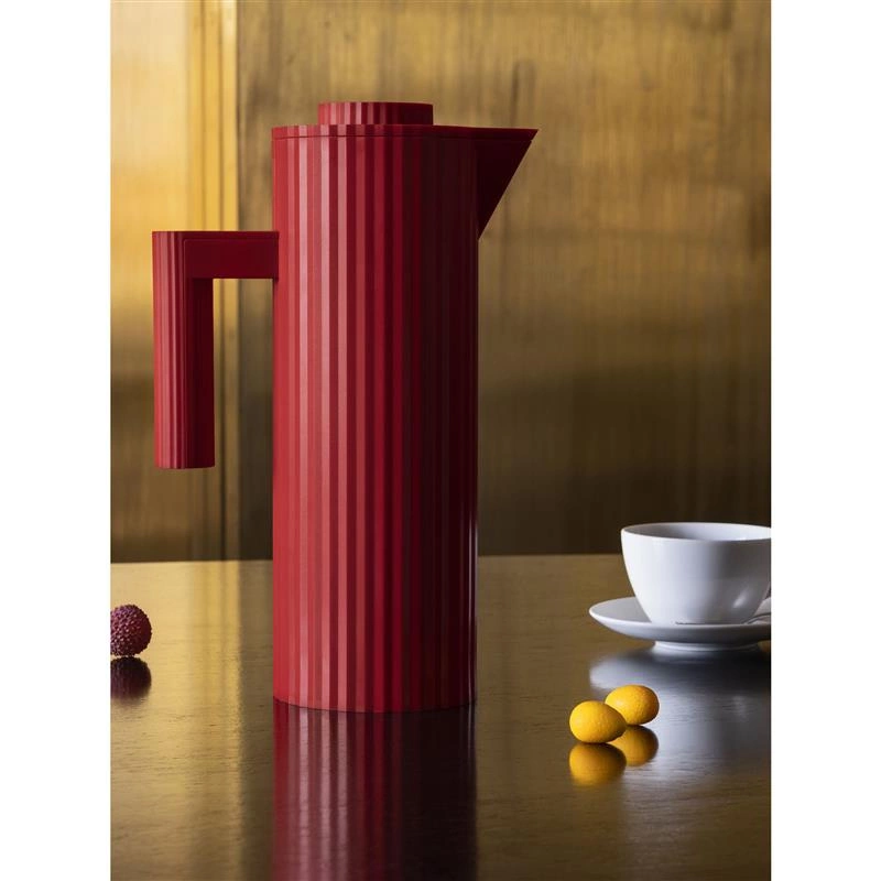 Alessi - termos, czerwony Plisse