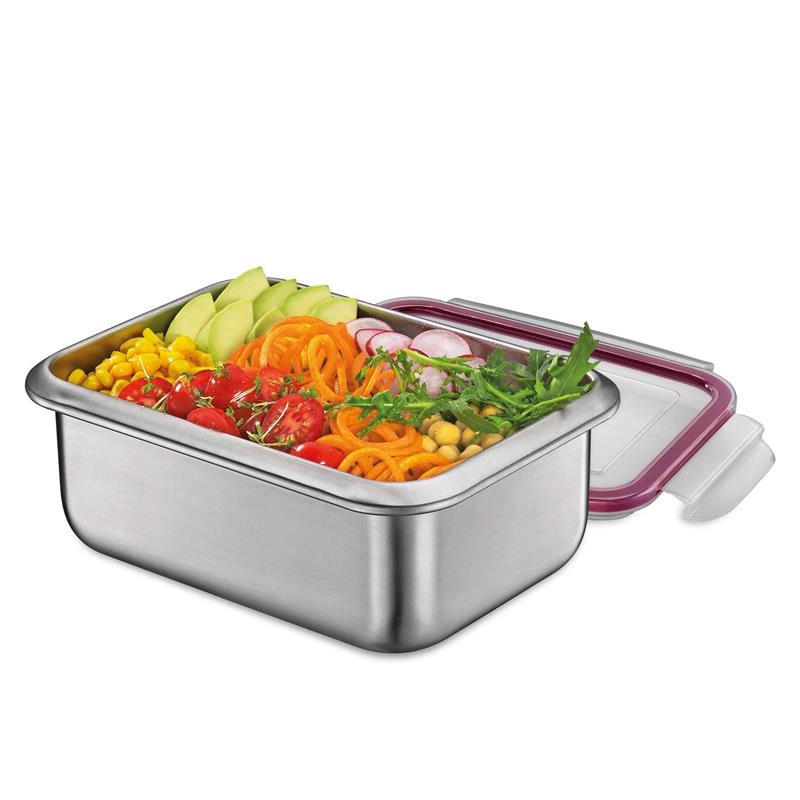 Kuchenprofi - pojemnik na lunch, 1,8 l, 16 x 22 x 8,5 cm, stal nierdzewna/tworzywo sztuczne