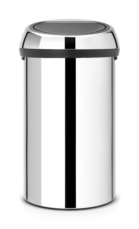 Brabantia - kosz na śmieci Touch Bin - 60 L, stal polerowana