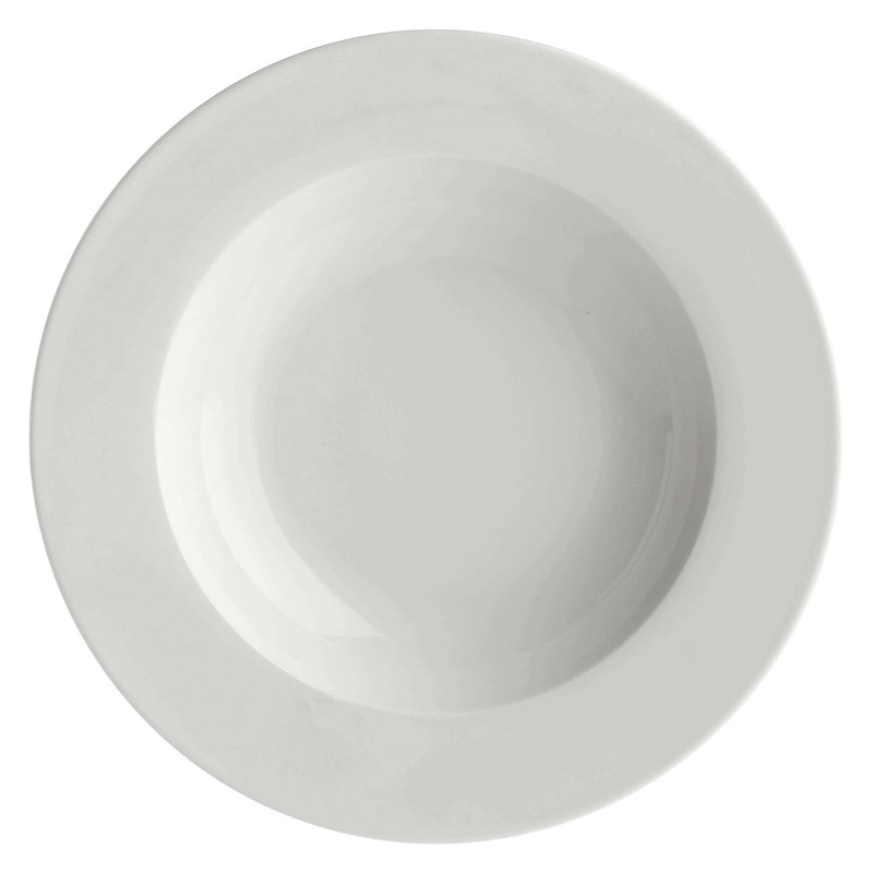 La Porcellana Bianca - ESSENZIALE Zestaw 12 talerzy z rantem