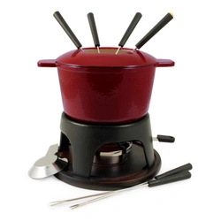 SWISSMAR - SWISSMAR Fondue SIERRA, żeliwo, wiśniowy