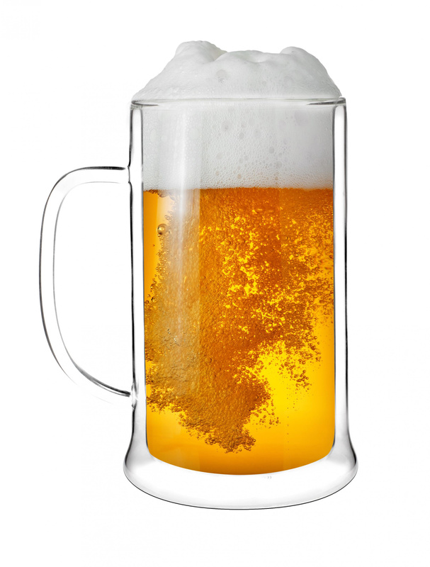 Vialli Design - Kufel do piwa z podwójną ścianką 500ml AMO