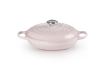 Le Creuset - garnek patelnia Gourmet Signature 26 cm 2,2 l shell pink