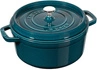 Staub - LA COCOTTE Garnek żeliwny okrągły 3.7 ltr, La Mer