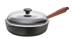 Skeppshult - TRADITIONAL Patelnia sauté z pokrywką - 25 cm, czarny