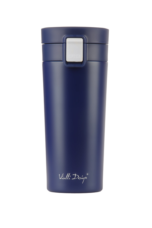 Vialli Design - Kubek termiczny 400ml FUORI granatowy