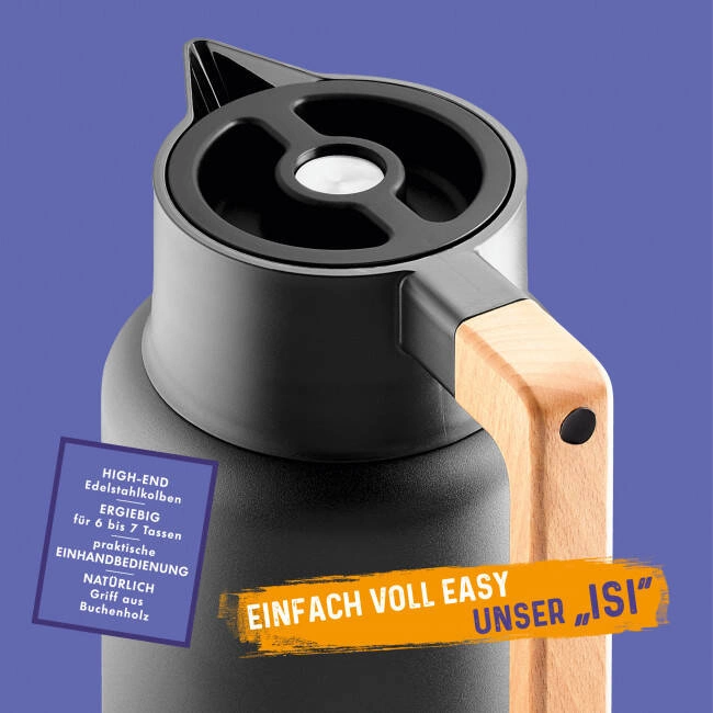 Rohe - Isidor termos dzbanek 1,4 l czarny