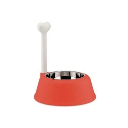 A di Alessi - miska dla pasa, czerwono-pomarańczowa LUPITA