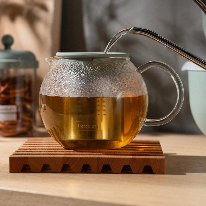 Bodum - Dzbanek do herbaty tłokowy ASSAM 1L Sage