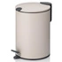 Kela - Kosz stalowy na śmieci 3 l beżowy Mats
