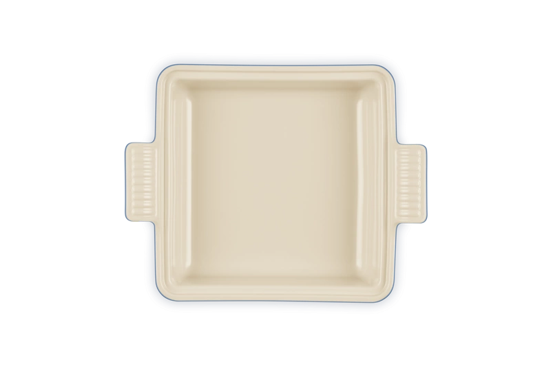 Le Creuset - Kwadratowa Forma z Pokrywką 23 cm Azure