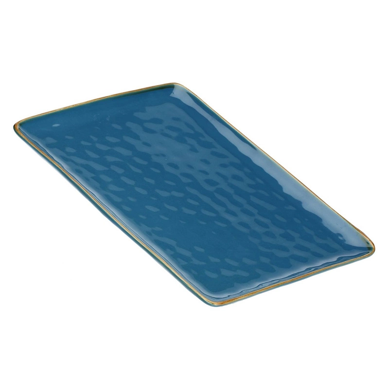 Rose&Tulipani - taca prostokątna 36x26.5 cm Concerto Blu Avio