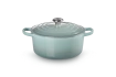 Le Creuset - brytfanna żeliwna emaliowana Signature okrągła 22 cm 3,3 l sea salt