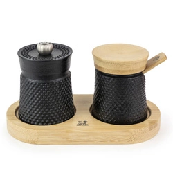 Peugeot - Bali Cast Iron zestaw młynków + podstawka