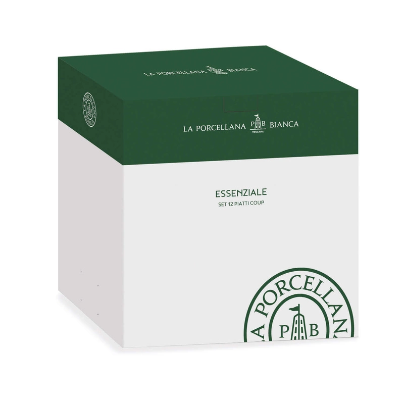 La Porcellana Bianca - ESSENZIALE Zestaw 12 talerzy