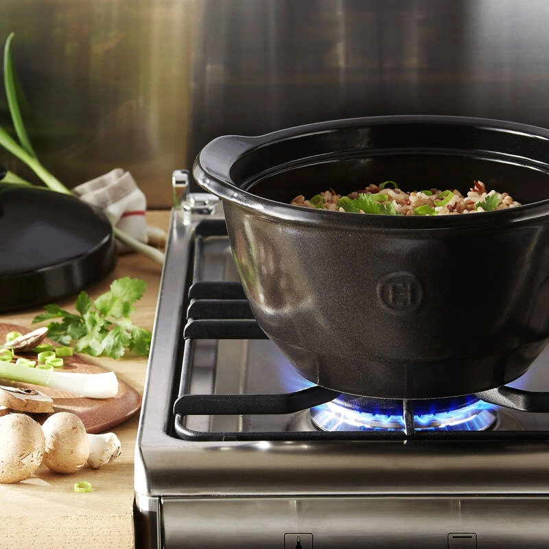 Emile Henry - Garnek typu ONE POT - 2l - czarny