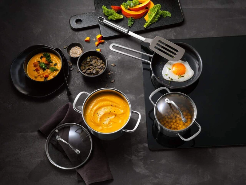 Zwilling - zestaw: 3 garnki i patelnia Pico