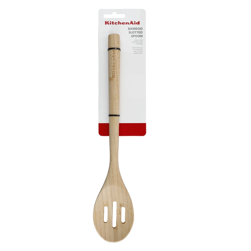 KitchenAid Culinary Tools - łyżka drewniana z dziurkami CLASSIC Bamboo