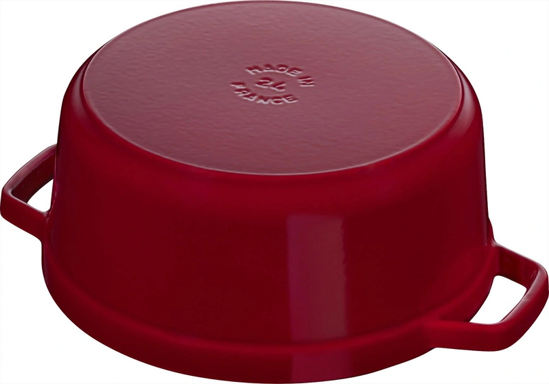 Staub - LA COCOTTE Garnek żeliwny okrągły 5.2 ltr bordeaux