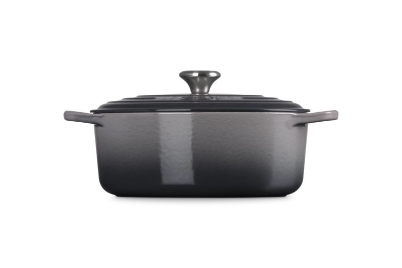 Le Creuset - brytfanna żeliwna emaliowana Signature 33 cm 7,5 l flint