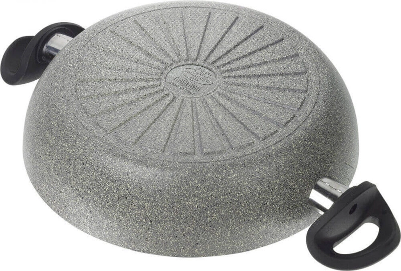 Ballarini - patelnia granitowa indukcyjna głęboka z 2 uchwytami 28 cm Ferrara