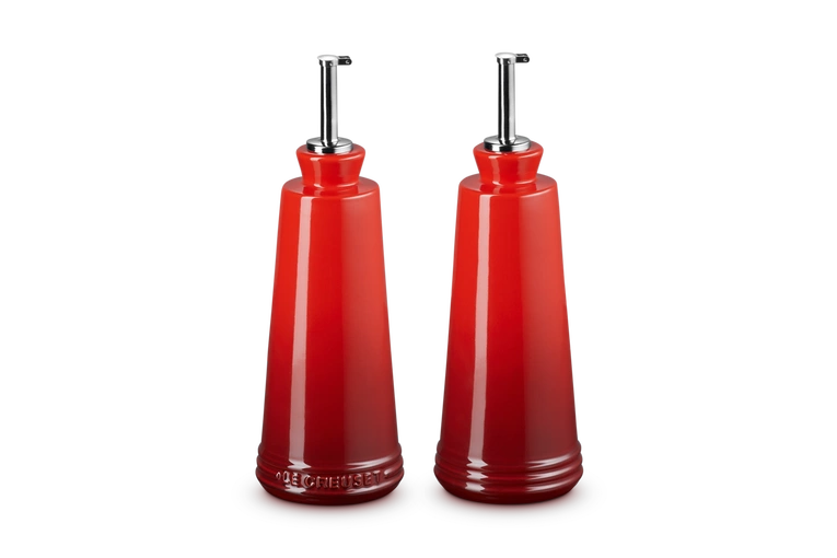 Le Creuset - Zestaw do oliwy i octu 300ml Wiśniowy