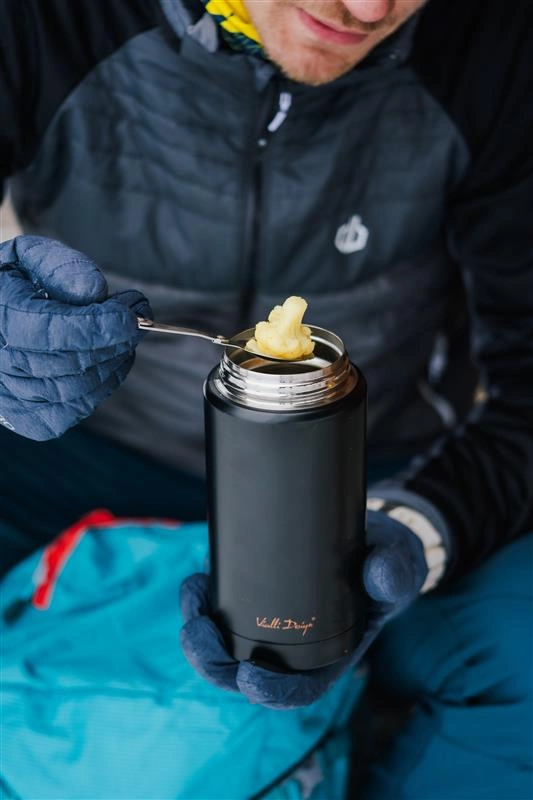 Vialli Design - Termos obiadowy 750ml FUORI czarny Rose Gold