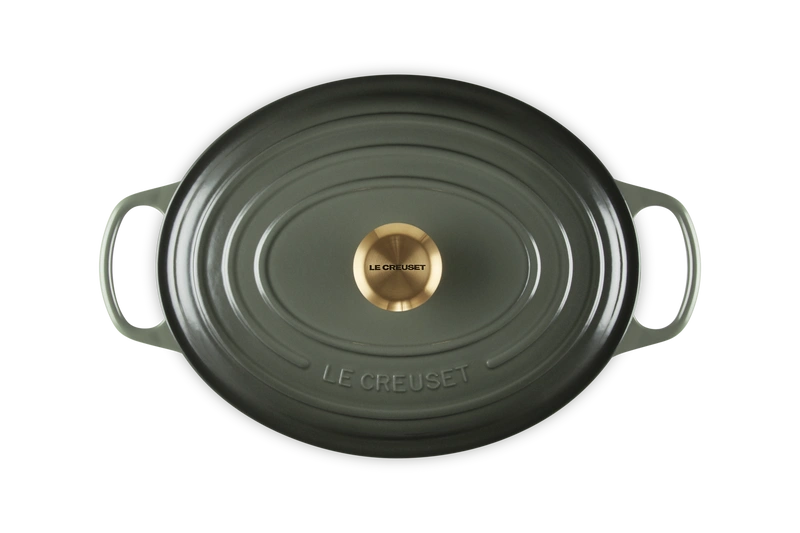 Le Creuset - brytfanna żeliwna emaliowana Signature 31 cm 6,3 l thyme